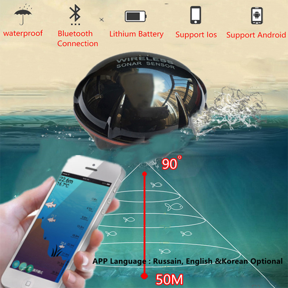 PUPOPAN 100M Brand New Smart P - Fishing Depth Finder recension och pris