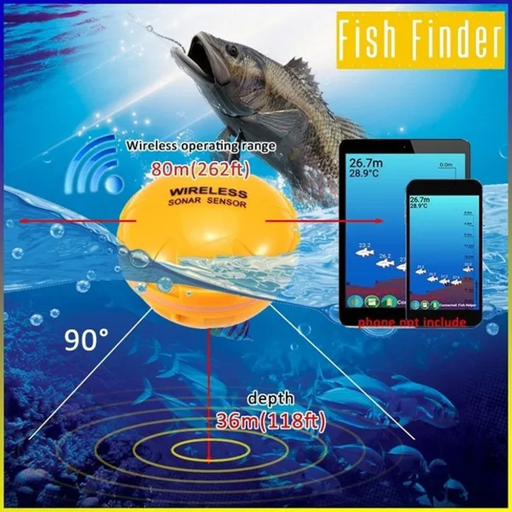 PUPOPAN 100M Brand New Smart P - Fishing Depth Finder recension och pris