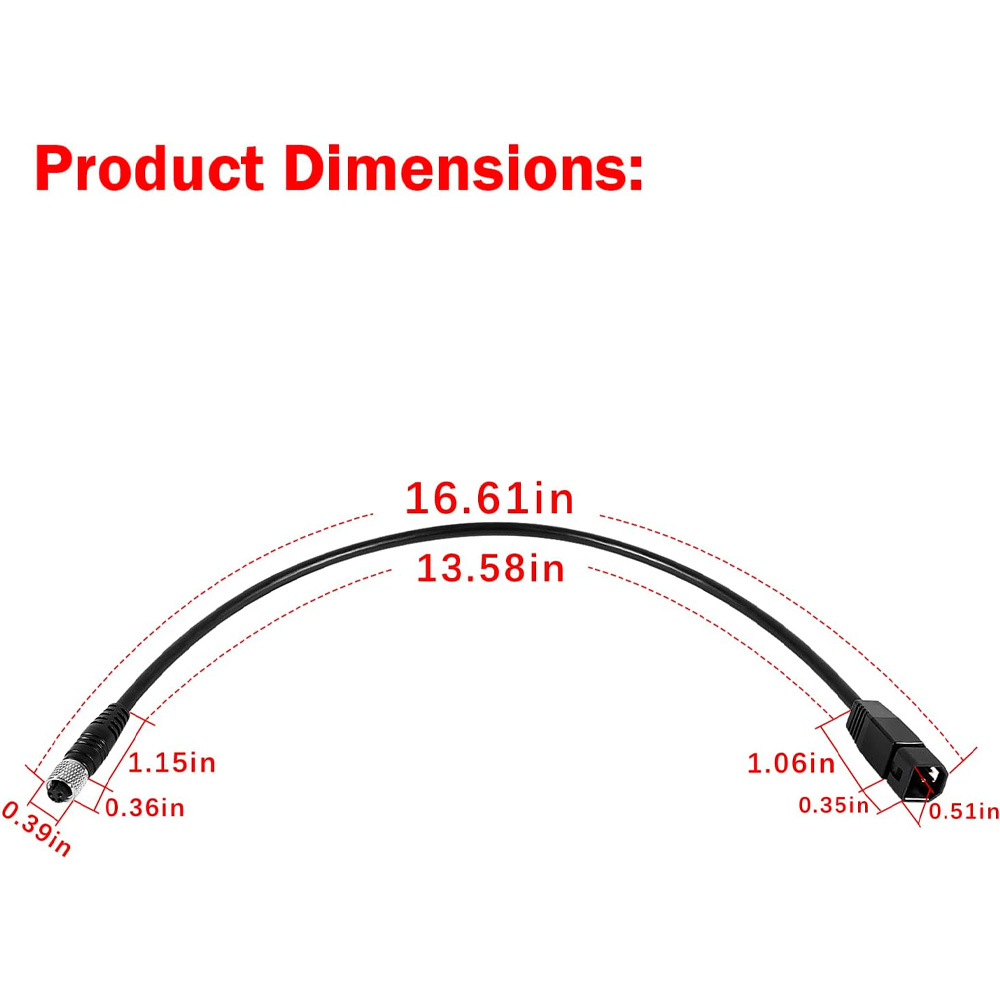 Replacement for1852068 MKR-US2 - Fish Finder Cable recension och pris