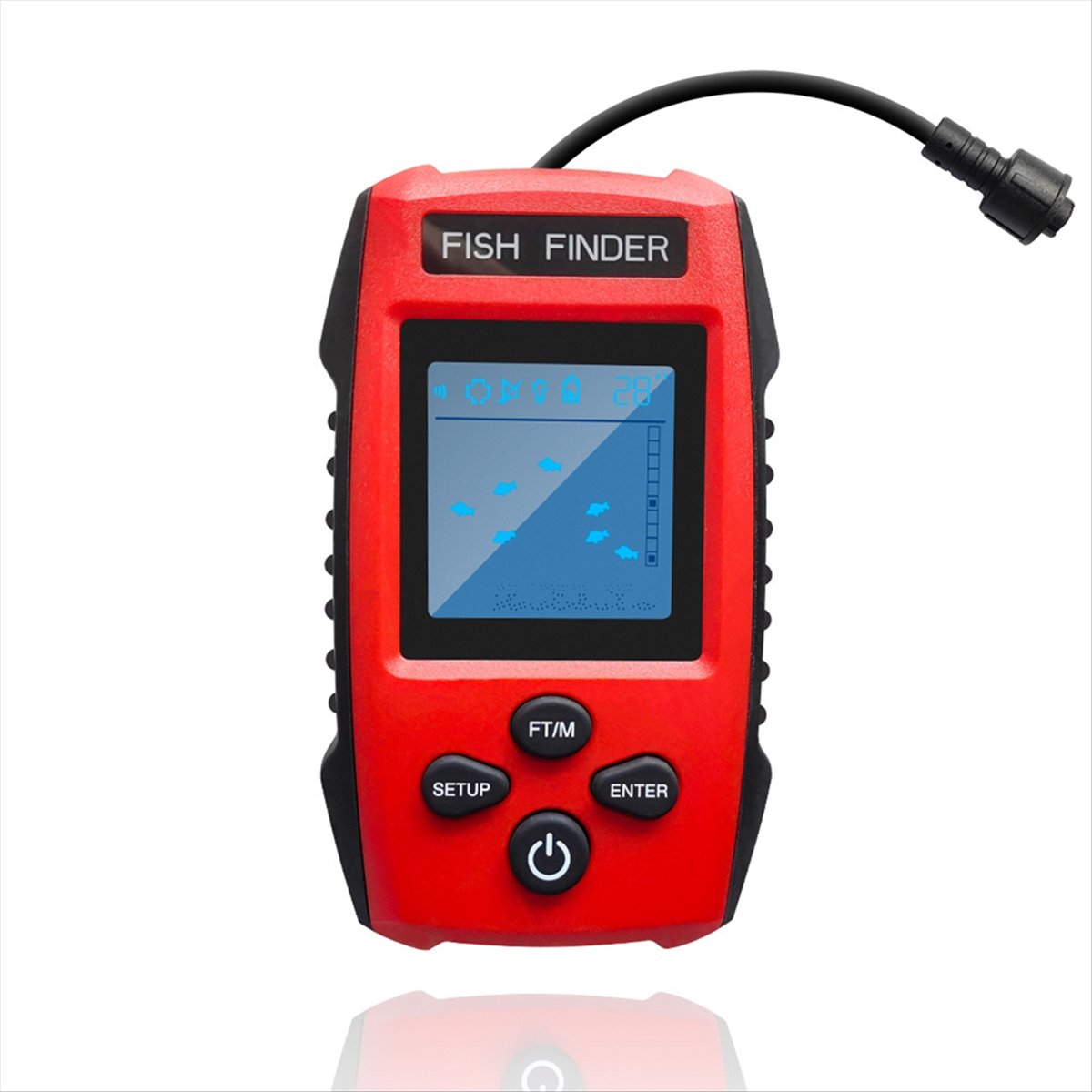 Color LCD Fish Finder Wired So - Fishing Depth Finder recension och pris