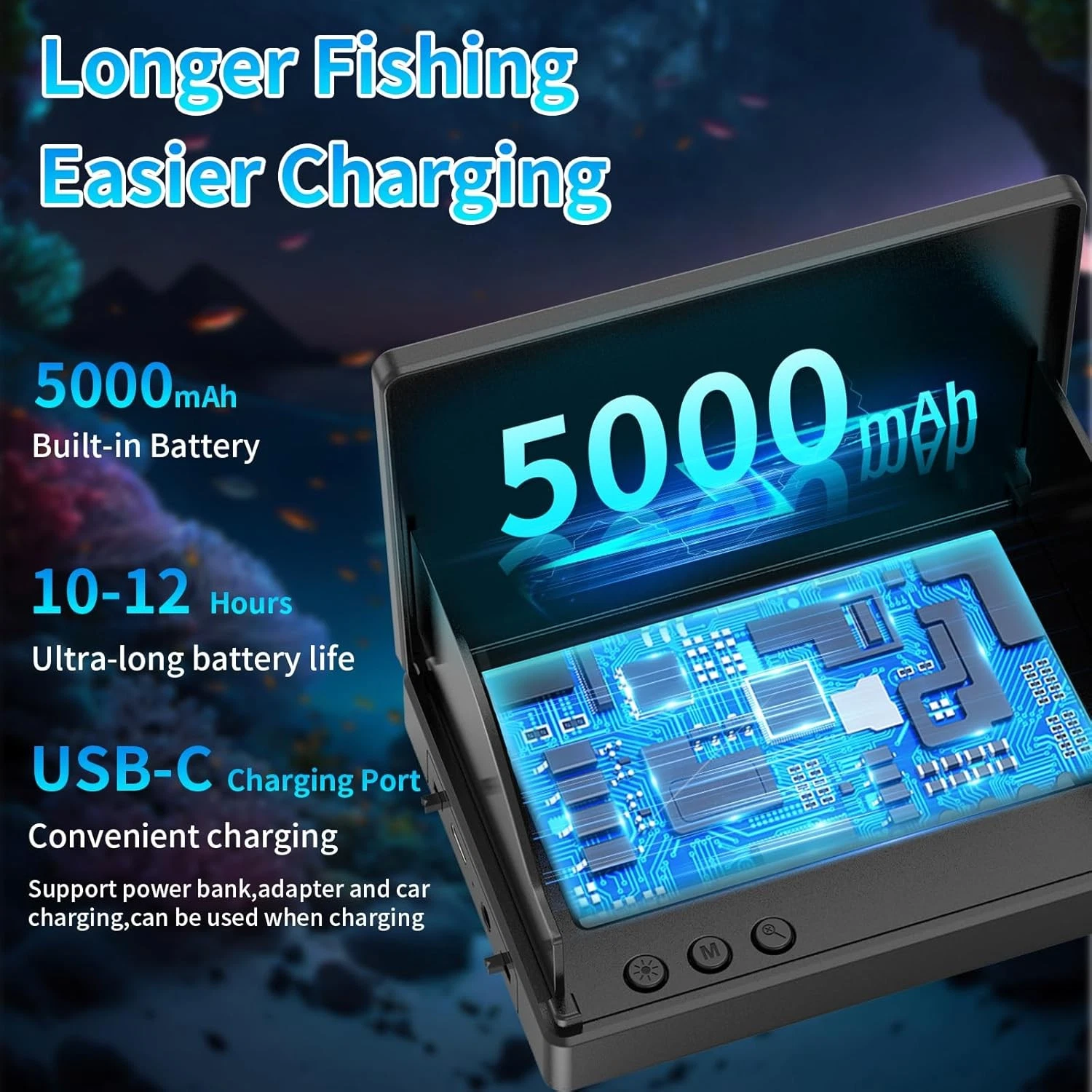 Underwater Fishing Camera,Port - Fish Finder Cable recension och pris